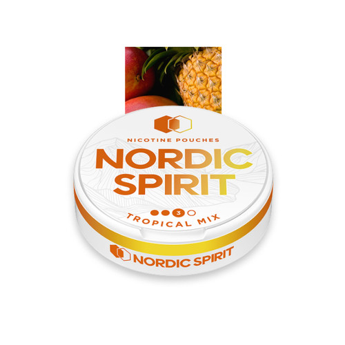 Nordic Spirit - Tropical Mix - Tobacco Free Nicotine Pouches - 9mg