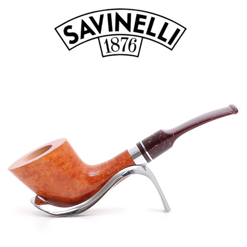Savinelli - Bacco Smooth Natural - 904  Pipe - 6mm Filter Pipe Savinelli - Bacco Smooth Natural - 904  Pipe - 6mm Filter Pipe
