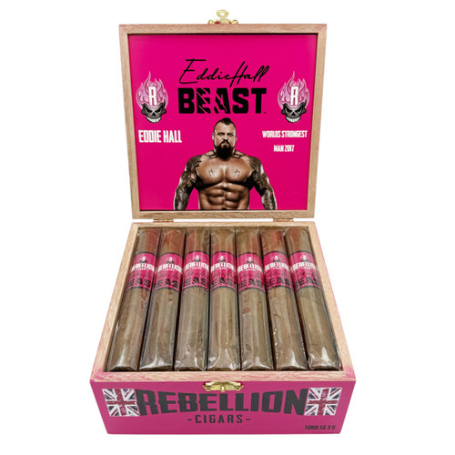 Rebellion Cigars - Eddie Hall's BEAST -  Limited Edition - Gran Toro - Box of 21 Cigars