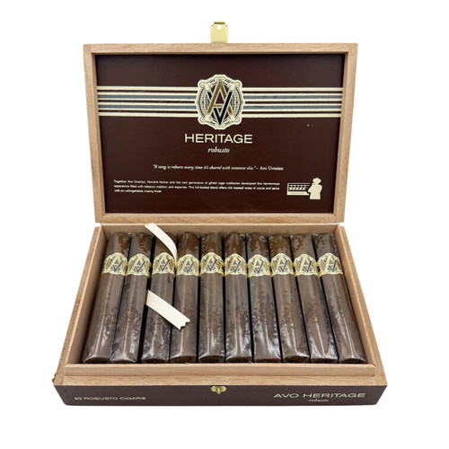 AVO - Heritage - Robusto - Box of 20 Cigars