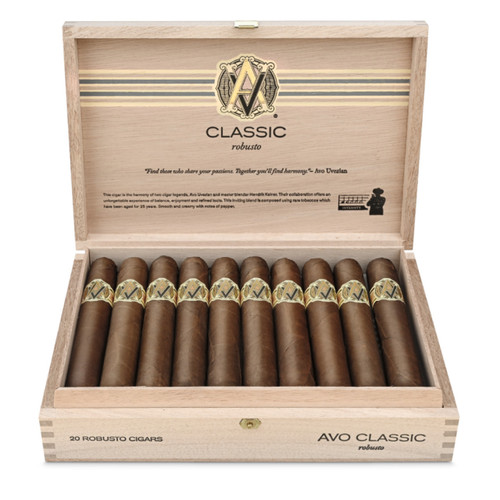 AVO - Classic - Robusto - Box of 20 Cigars