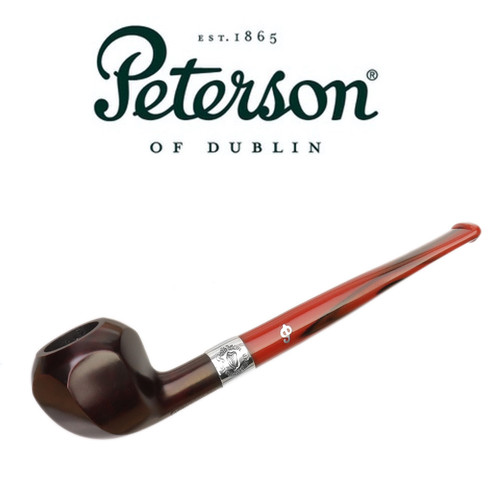 Peterson - Irish Harp - 3085 - Silver band - Panelled Pipe