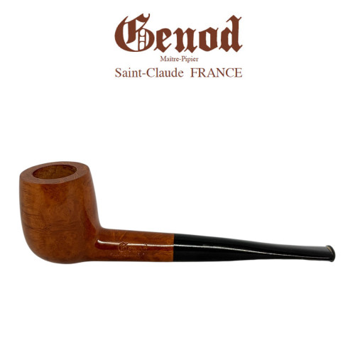 Genod - Opera - Natural Briar Straight Billiard Pipe