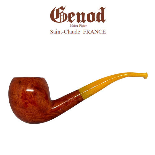 Genod - Soleil - Natural Briar Straight Apple Pipe