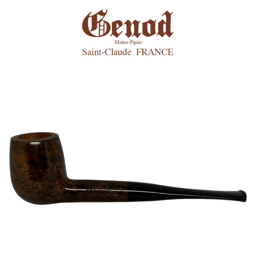 Genod - Straight Billiard - Brown Briar Pipe
