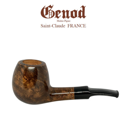 Genod - Short Apple - Brown Briar Pipe