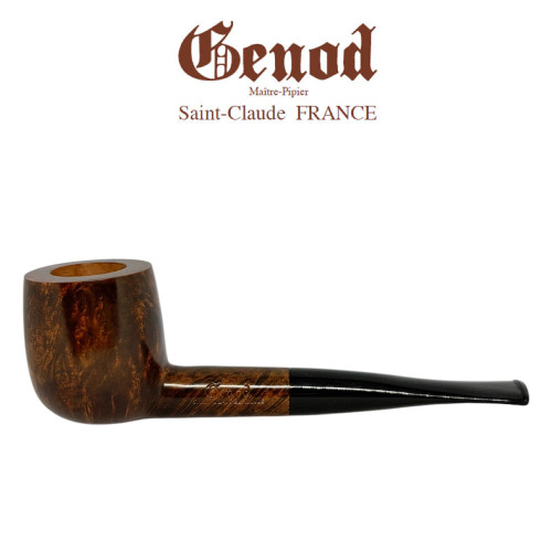 Genod - Large Straight Billiard - Brown Briar Pipe