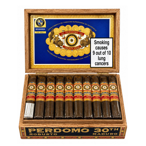 Perdomo - 30th Anniversary Maduro - Robusto - Box of 30 Cigars