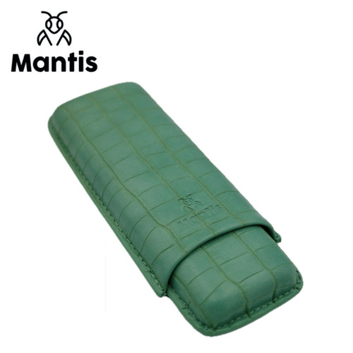 Mantis - NeoCase Croc Collection - Double Cigar Case - Croc Mint