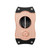 Colibri - V Cut Diamond -  Rose Gold & Black - Cigar Cutter