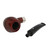Northern Briars - Bruyere Regal - Rhodesian (Gr4) - Silver Band 9mm Filter Pipe