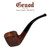 Genod -  Panelled  Flat Bottom - Brown Briar Pipe