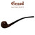 Genod -  Bent Apple - Brown Briar Reading Pipe
