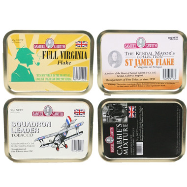 gai chaap tobacco Pipe Tobacco Sampler - Samuel Gawith Bestsellers - 40g Total