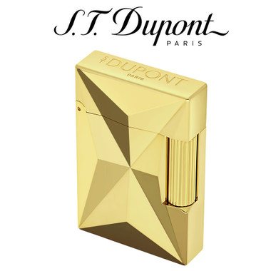 S.T. Dupont - Fire X - Ligne 2 - 3D X Detail - Gold | GQ Tobaccos
