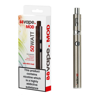 88 Vape - 50 Watt Mod Pen - E-Cigarette Starter Kit