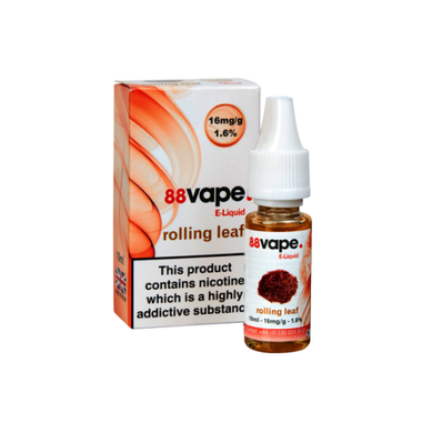 88 vape liquid rolling leaf 88 Vape - Rolling Leaf E Liquid - 11mg / 16mg - 20 x 10ml (200ml Total)