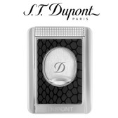 S.T. Dupont - Cigar Cutter & Cigar Stand in One - Black Snake & Chrome