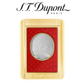 S.T. Dupont - Cigar Cutter & Cigar Stand in One - Red Snake & Chrome