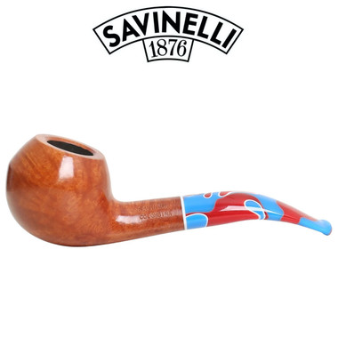 Savinelli Minerva Smooth Natural (601 KS) (6mm) Tobacco Pipe - The