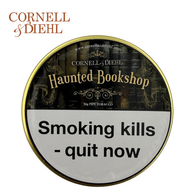 cornell & diehl tobacco list Cornell & Diehl - Haunted Bookshop - 50g Tin Pipe Tobacco