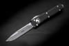 Microtech Knives Ultratech S/E OTF Automatic Knife Apocalyptical Blade Black Handle 121-10AP