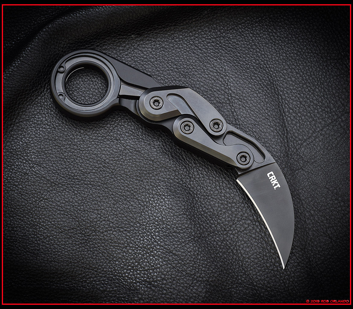 CRKT Provoke Kinematic Morphing Karambit Folding Knife Black
