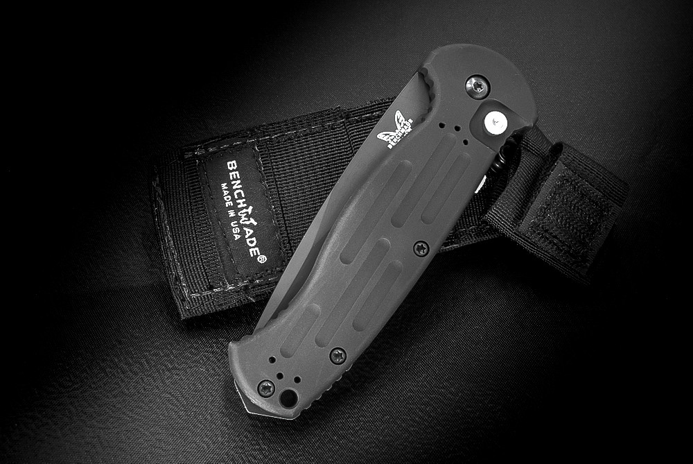 Benchmade AFO II Automatic Knife Back Blade and Handle w/ Sheath