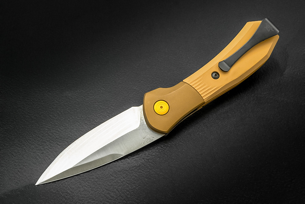 Buck Knives 591 Paradigm Shift G10 Brown Handles Spear Point Satin