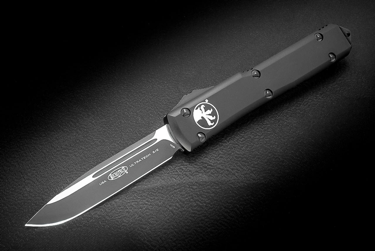 Microtech Knives Ultratech S/E OTF Automatic Knife Tactical Blackout