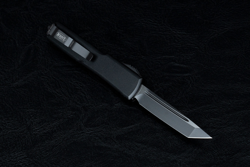 Microtech Knives UTX70 T/E OTF Automatic Knife Tactical Blackout 149