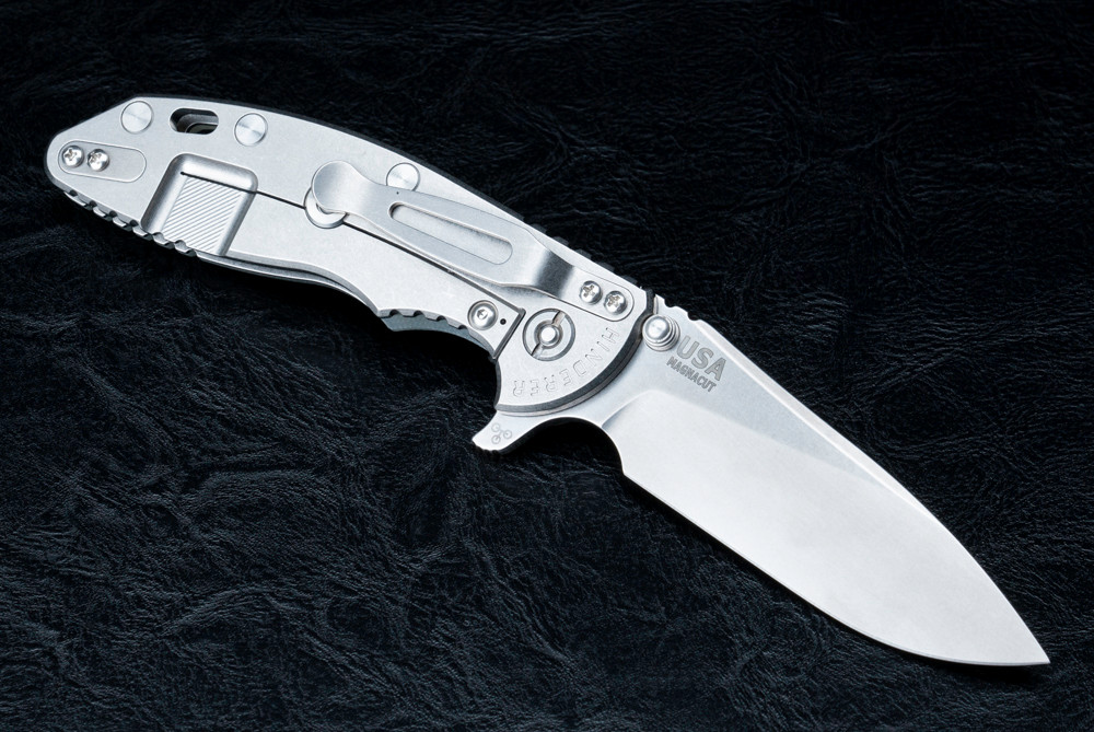 Rick Hinderer Knives XM18 3.5" Skinny Slicer MagnaCut Stonewash Blade