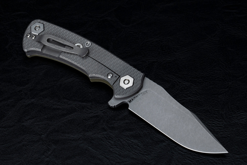 Rick Hinderer Knives Project X Clip Point MagnaCut Working Finish Blade ...