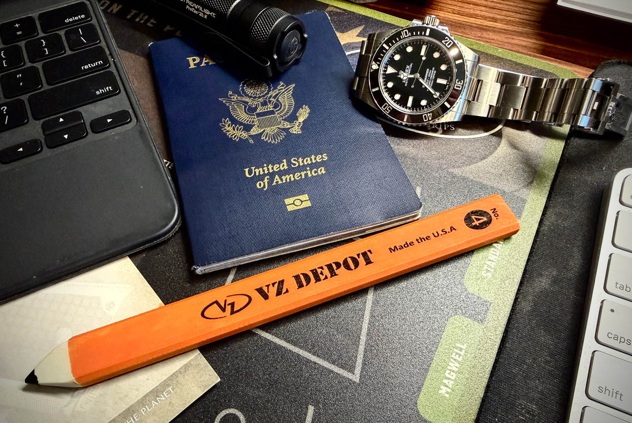 VZ Grips No. 4 G-10 Orange Carpenter Pencil