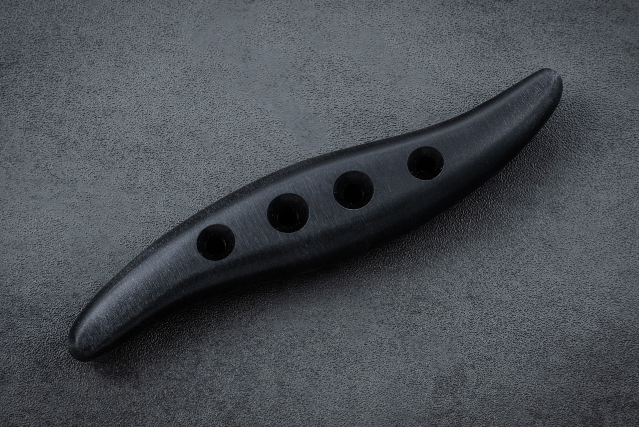 PBJ Handmade Knives Cyclone Stick Black Delrin