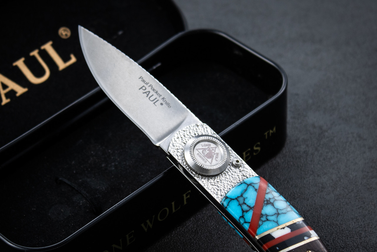 Lone Wolf Knives Paul Pocket Folder Wildlife Series