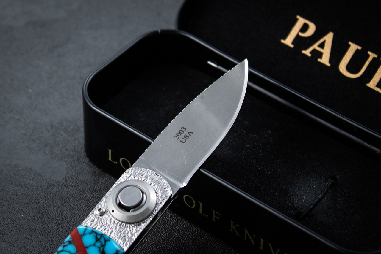 Lone Wolf Knives Paul Pocket Folder Wildlife Series
