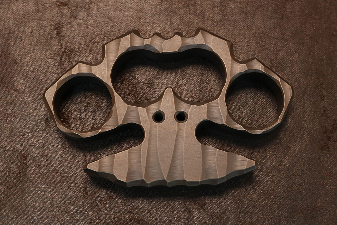 Raidops Cruel Justice Pro Limited Edition Titanium Knuckle Dark Brown Finish