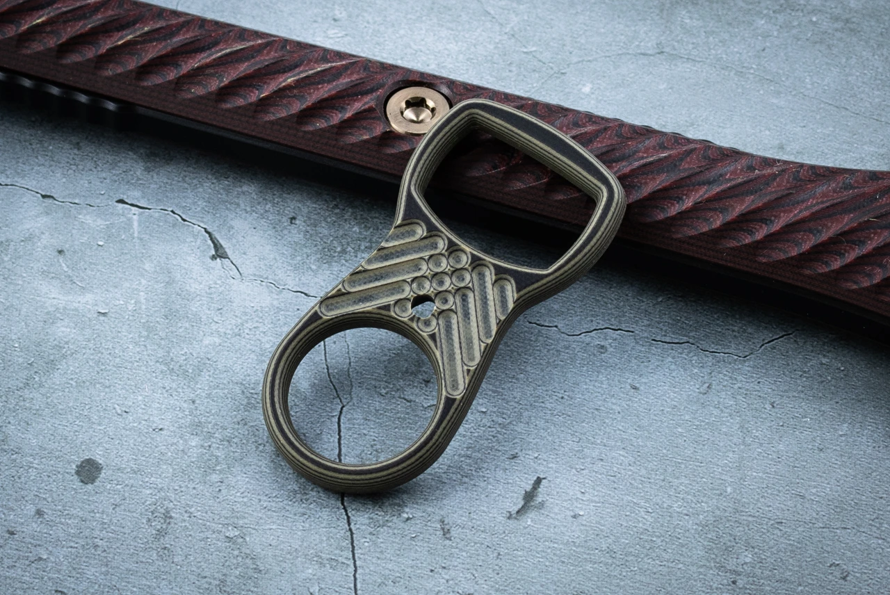 VZ Grips Bottle Opener Knuckle Dirty Olive G-10