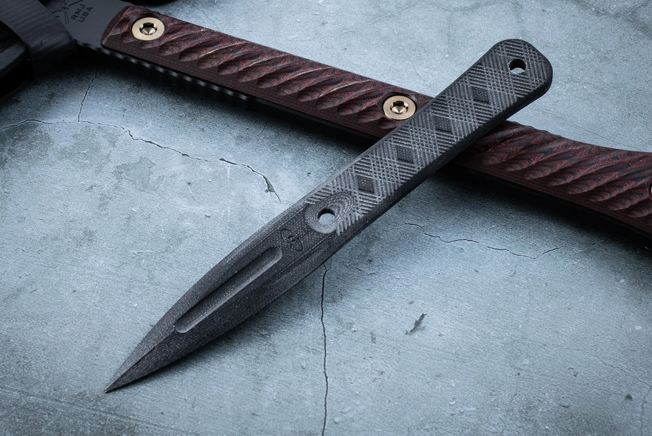 VZ Grips Executive Black G-10 Fixed Blade Dagger Knife