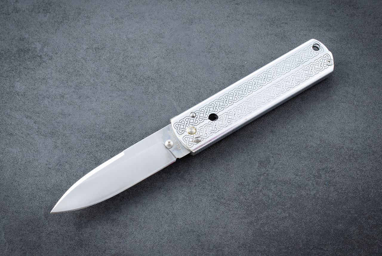 Cold Steel Triple Action Folding Knife Clip Point Blade and Aluminum Handle 