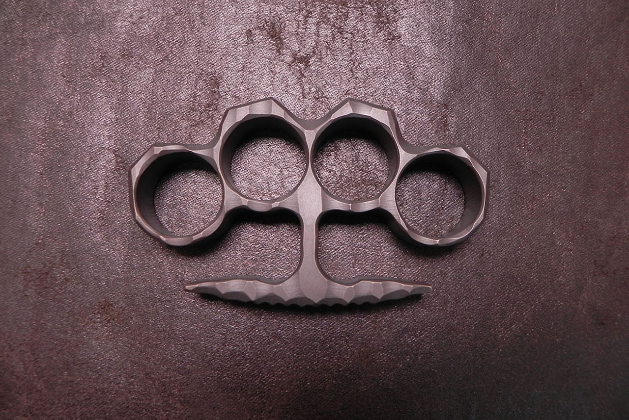 Raidops CNK15 Nuke Pro Limited Edition Titanium Knuckle Dark Brown Finish