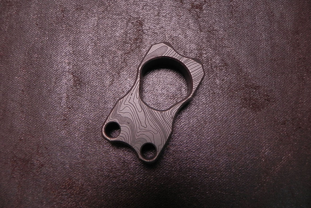 Raidops Beetle LV Titanium Knuckle Dark Brown Finish