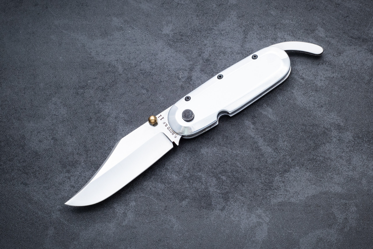 Francis Boyd Safety Folder #11 Satin Blade w/ Aluminum Handle