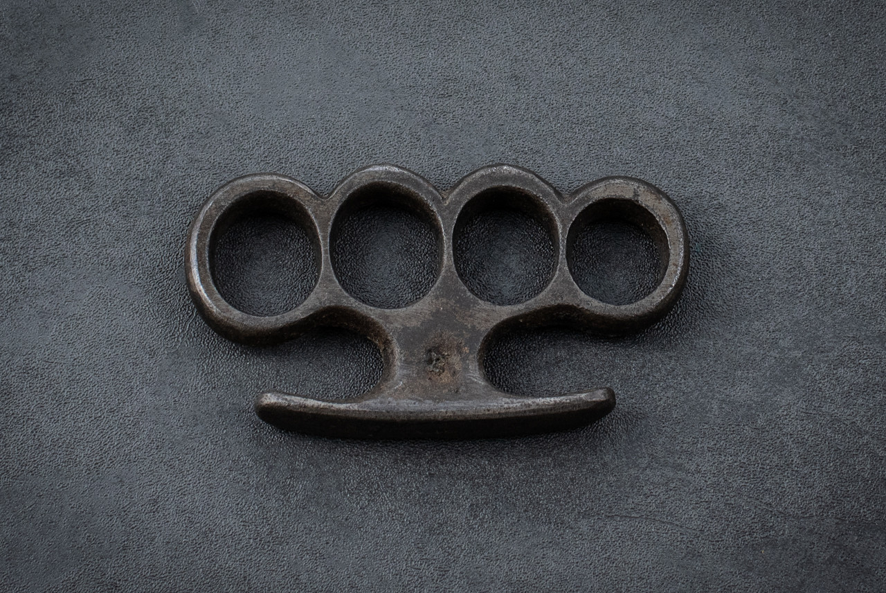 Vintage Knuckles Cast Iron Civil War Era 