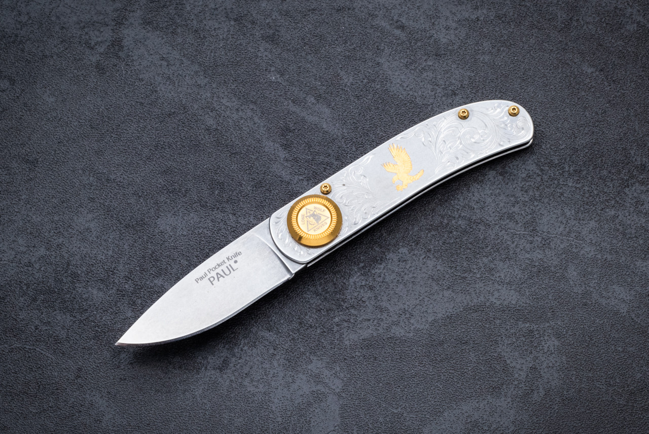 LONE WOLF KNIVES PAULモデル ナイフ LWK Paul Pocket Knife