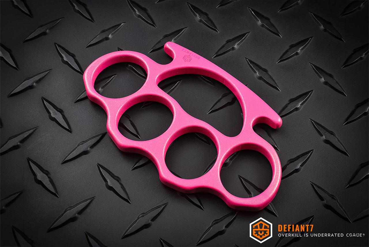 Defiant 7 Les George Tyrant Titanium Knuckle Pink Cerakote