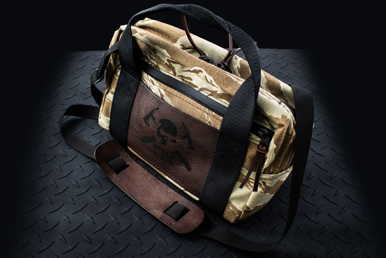 RMJ Tactical Mechanics Tool Bag Desert Tiger Stripe Strap Version