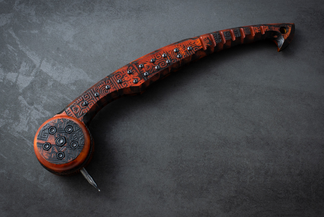 RMJ Tactical Gold Point Forge Ball Headed Club w/ Spike 