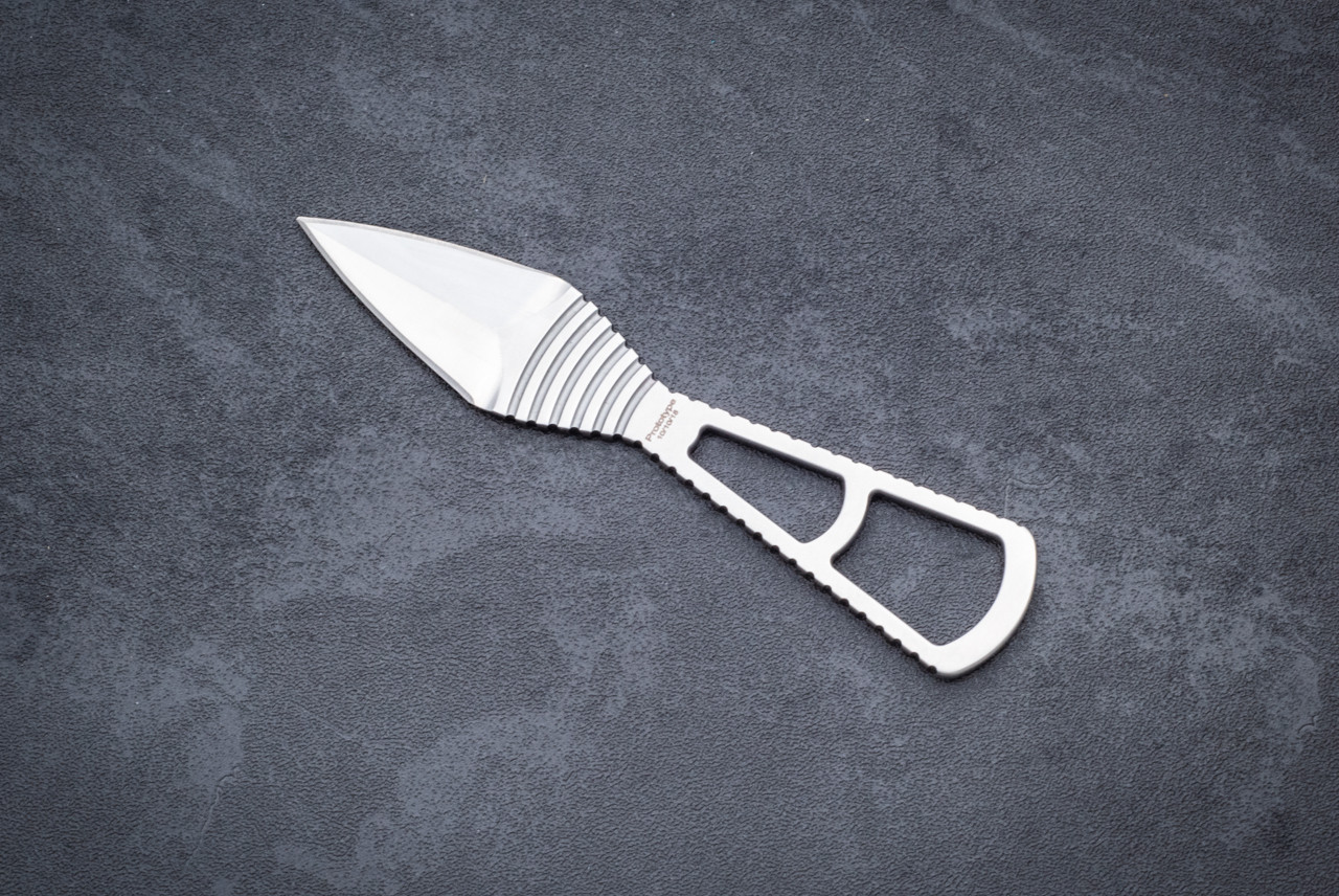 Al Mar Knives Skeletonized Dagger Prototype Fixed Blade